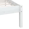 Miniatyrbilde 9 av 10: vidaXL Sengeramme hvit heltre furu 160x200 cm