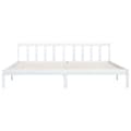 Miniatyrbilde 5 av 10: vidaXL Sengeramme hvit heltre furu 200x200 cm