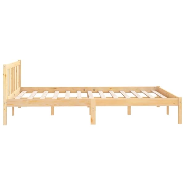 vidaXL Sengeramme heltre furu 140x200 cm