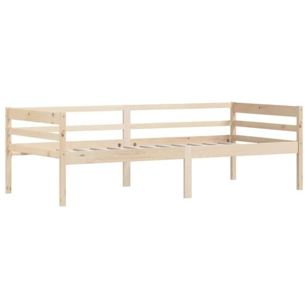 vidaXL Sengeramme heltre furu 90x200 cm