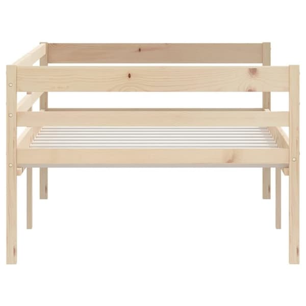 vidaXL Sengeramme heltre furu 90x200 cm