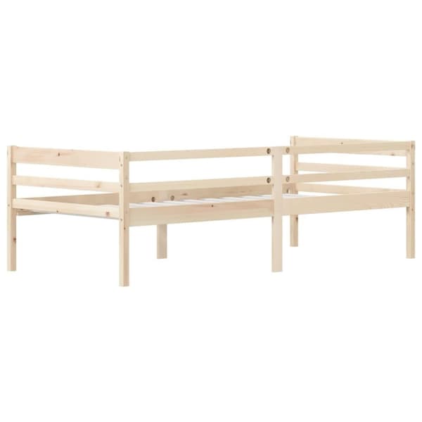 vidaXL Sengeramme heltre furu 90x200 cm