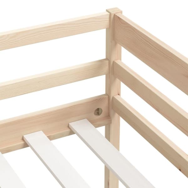 vidaXL Sengeramme heltre furu 90x200 cm