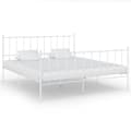 Miniatyrbillede 1 af 6: vidaXL sengestel 140x200 cm metal hvid