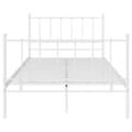 Miniatyrbillede 4 af 6: vidaXL sengestel 120x200 cm metal hvid