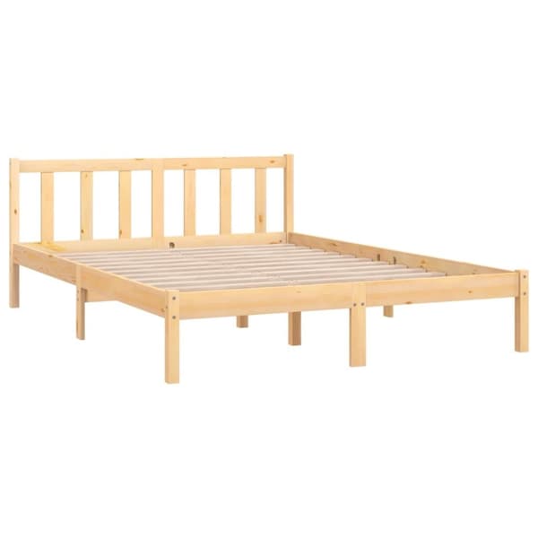 vidaXL Sengeramme heltre furu 160x200 cm