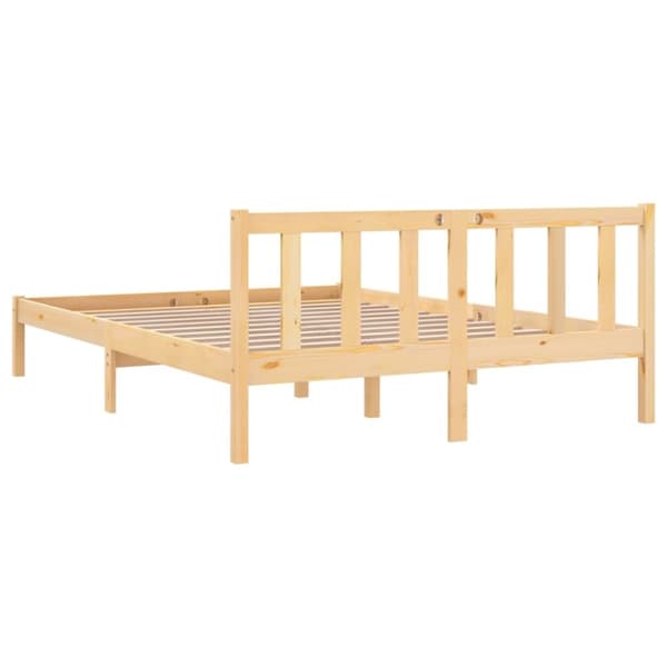 vidaXL Sengeramme heltre furu 160x200 cm