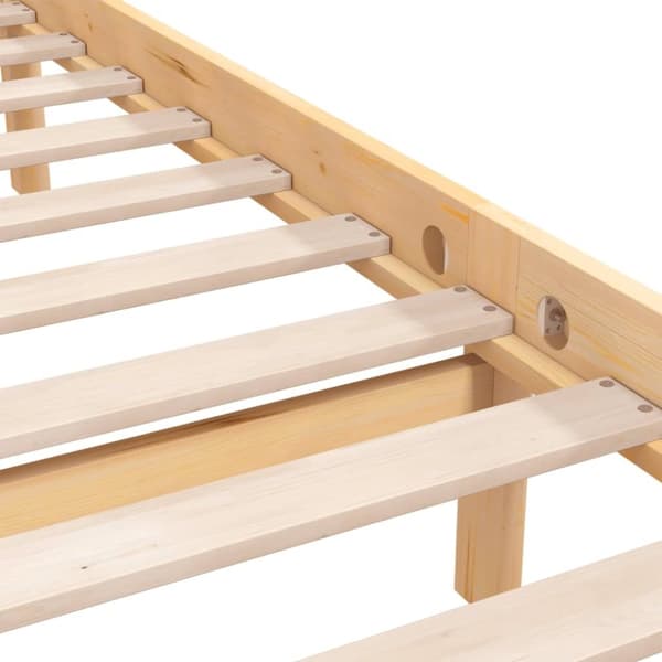 vidaXL Sengeramme heltre furu 160x200 cm