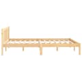 Miniatyrbilde 6 av 10: vidaXL Sengeramme heltre furu 150x200 cm King Size