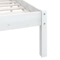 Miniatyrbillede 9 af 10: vidaXL sengestel 120x190 cm Small Double massivt fyrretræ hvid