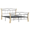 Miniatyrbilde 3 av 9: vidaXL Sengeramme svart metall 120x200 cm