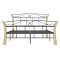 Miniatyrbilde 4 av 9: vidaXL Sengeramme svart metall 120x200 cm