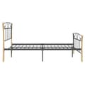 Miniatyrbilde 5 av 9: vidaXL Sengeramme svart metall 120x200 cm