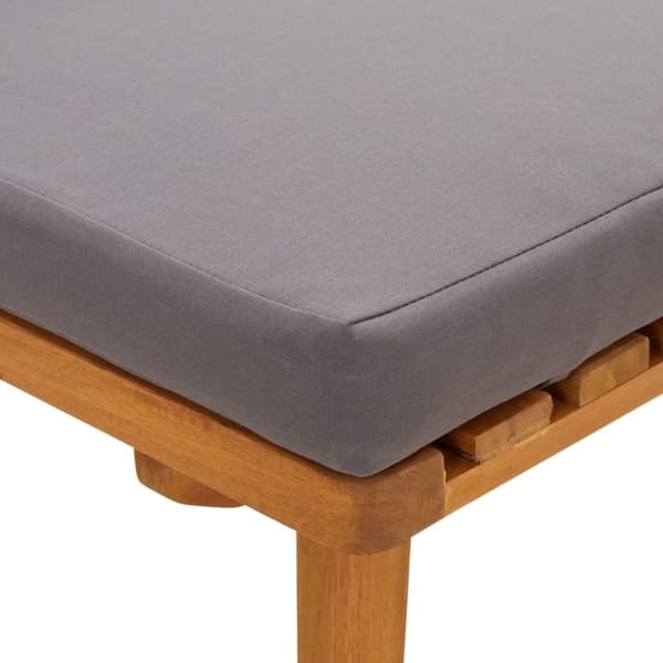 vidaXL Puutarhan päivävuode 200x65 cm täysi akasiapuu