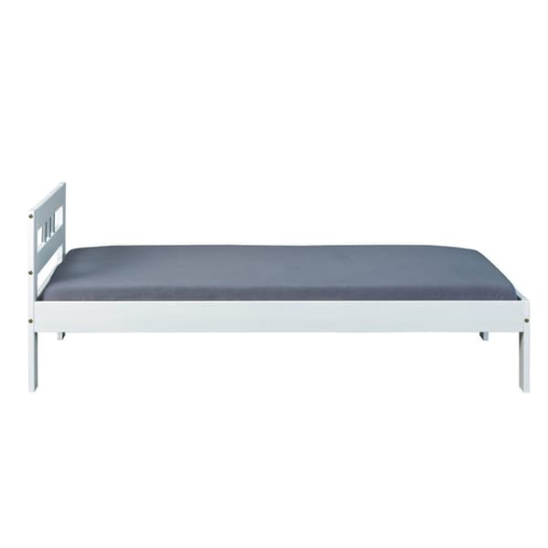 Fank säng 90x200 cm vit.