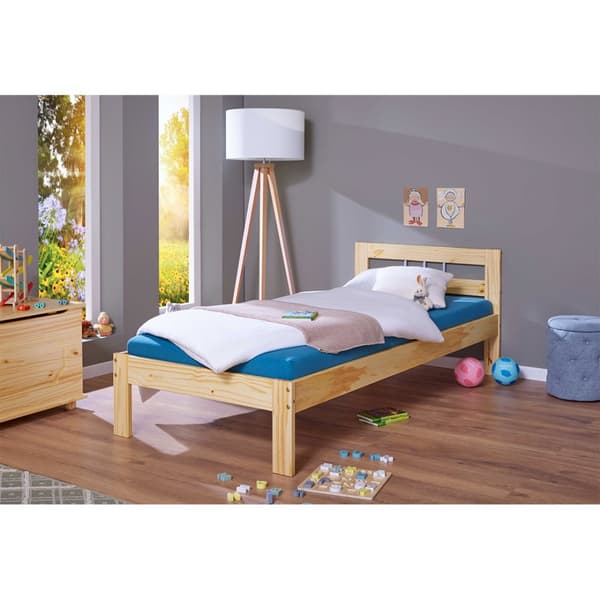 Jans seng 90x200 cm natur.