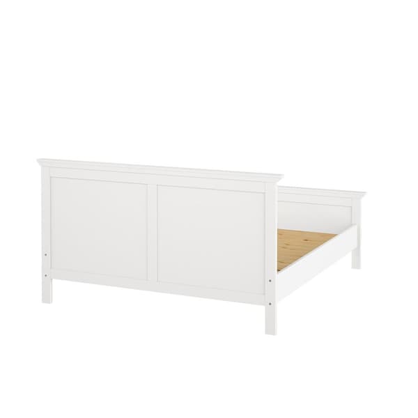 Venedig seng dobbeltseng 160x200 cm hvid.