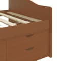 Pikkukuva 8 / 10: vidaXL Päivävuode 3-istuttava laatikoilla hunajanrusk. mänty 90x200 cm