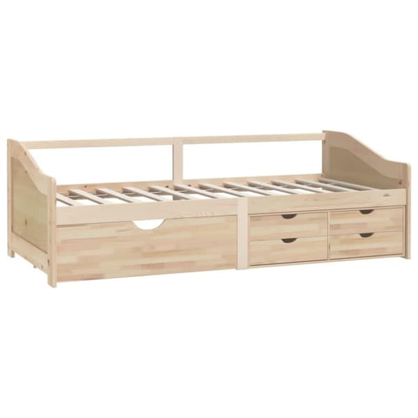 vidaXL 3-personers daybed med skuffer 90x200 cm massivt fyrretræ
