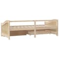 Miniatyrbillede 7 af 10: vidaXL 3-personers daybed med skuffer 90x200 cm massivt fyrretræ