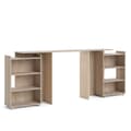 Miniatyrbilde 4 av 10: Nada sengegavl 160 cm 4 hyller Hickory dekor.
