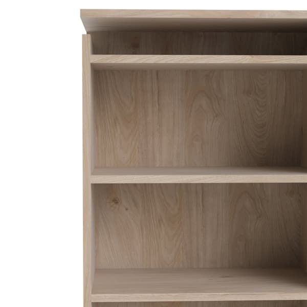 Nada sengegavl 160 cm 4 hyller Hickory dekor.