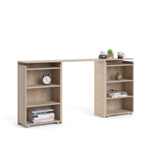 Nada sengegavl 160 cm 4 hyller Hickory dekor.