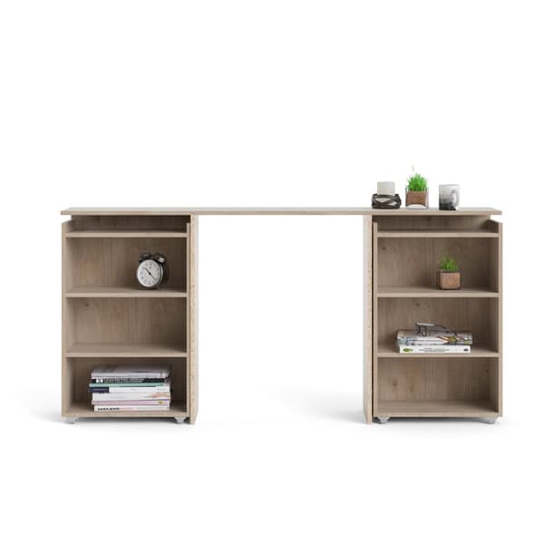 Nada sengegavl 160 cm 4 hyller Hickory dekor.