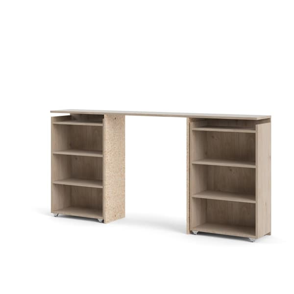 Nada sengegavl 160 cm 4 hyller Hickory dekor.