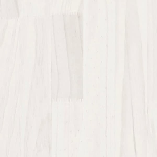 vidaXL Sängram vit massiv furu 140x200 cm