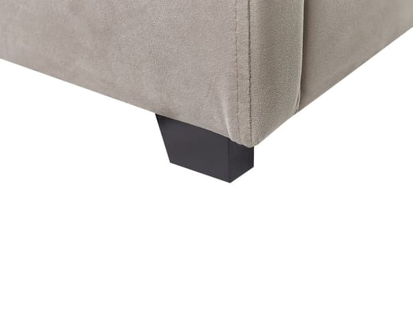 Seng med Opbevaring 180 x 200 cm Beige