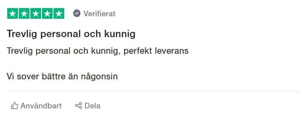 Nordic Beds Bjäre 1001 Kontinentalsäng - Medium