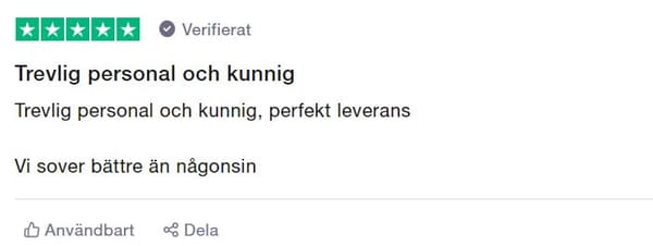 Nordic Beds Bjäre 1004 Kontinentalsäng - Medium