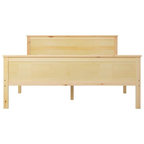 vidaXL Sengeramme heltre furu 120x200 cm