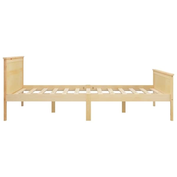 vidaXL Sengeramme heltre furu 120x200 cm