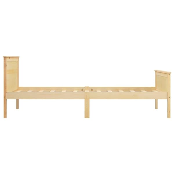 vidaXL sengestel 90x200 cm massivt fyrretræ