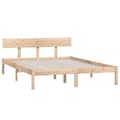 Miniatyrbilde 3 av 11: vidaXL Sengeramme heltre furu 160x200 cm