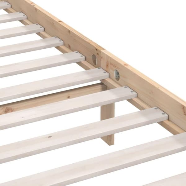 vidaXL Sengeramme heltre furu 160x200 cm