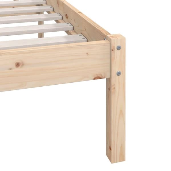 vidaXL Sengeramme heltre furu 160x200 cm