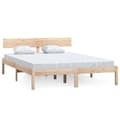 Miniatyrbilde 1 av 11: vidaXL Sengeramme heltre furu 160x200 cm