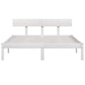 Miniatyrbilde 4 av 11: vidaXL Sengeramme hvit heltre furu 120x200 cm