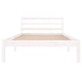 Miniatyrbilde 3 av 8: vidaXL Sengeramme heltre furu 100x200 cm hvit