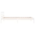 Miniatyrbilde 4 av 8: vidaXL Sengeramme heltre furu 100x200 cm hvit