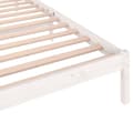 Miniatyrbilde 5 av 8: vidaXL Sengeramme heltre furu 100x200 cm hvit