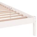 Pikkukuva 6 / 10: vidaXL Sängynrunko täysi mänty 200x200 cm valkoinen