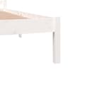Miniatyrbilde 6 av 10: vidaXL Sengeramme heltre furu 180x200 cm hvit Super King