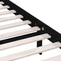 Pikkukuva 6 / 11: vidaXL Sängynrunko musta täysi mänty 160x200 cm