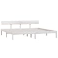 Miniatyrbillede 3 af 11: vidaXL sengeramme 180x200 cm Super King massivt fyrretræ hvid