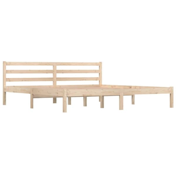 vidaXL sengeramme 180x200 cm massivt fyrretræ