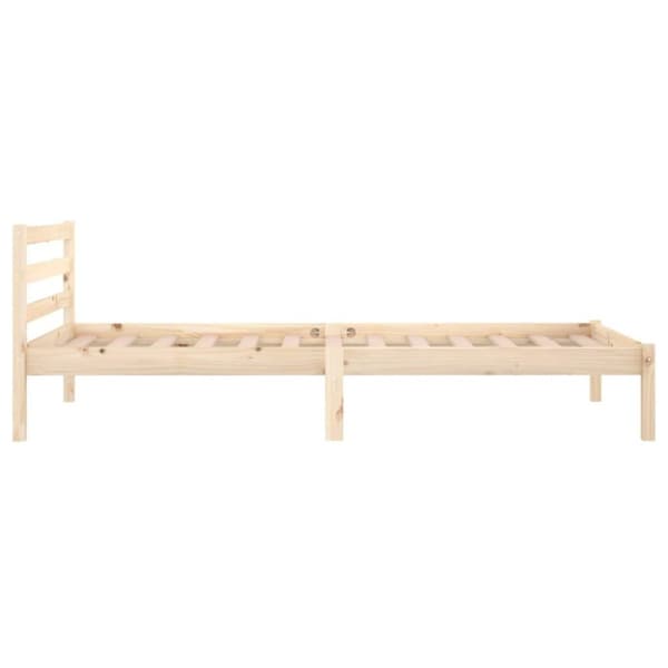 vidaXL Sengeramme heltre furu 90x200 cm